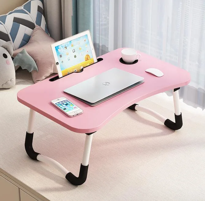 Multifunction Wooden Portable Foldable Laptop Bed Stand Desk Table