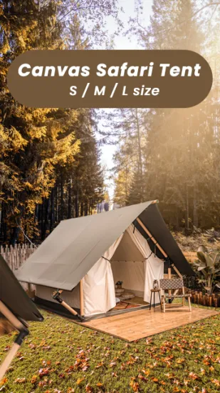 Tenda da glamping per esterni di alta qualità Tenda da hotel Safari di lusso in vendita