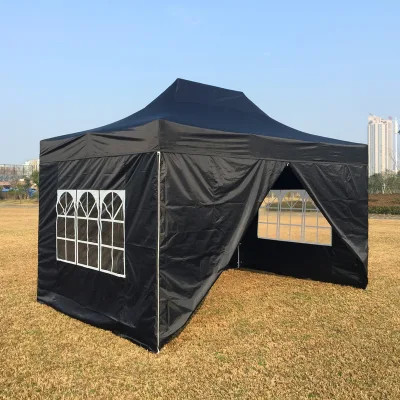 Tenda pop-up promozionale per esterni in acciaio economica 3X4,5 m